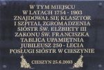 Pamiątkowa tablica znajdująca się na ścianie budynku poczty od strony ul. Matejki. Fot. Tomasz Lenkiewicz